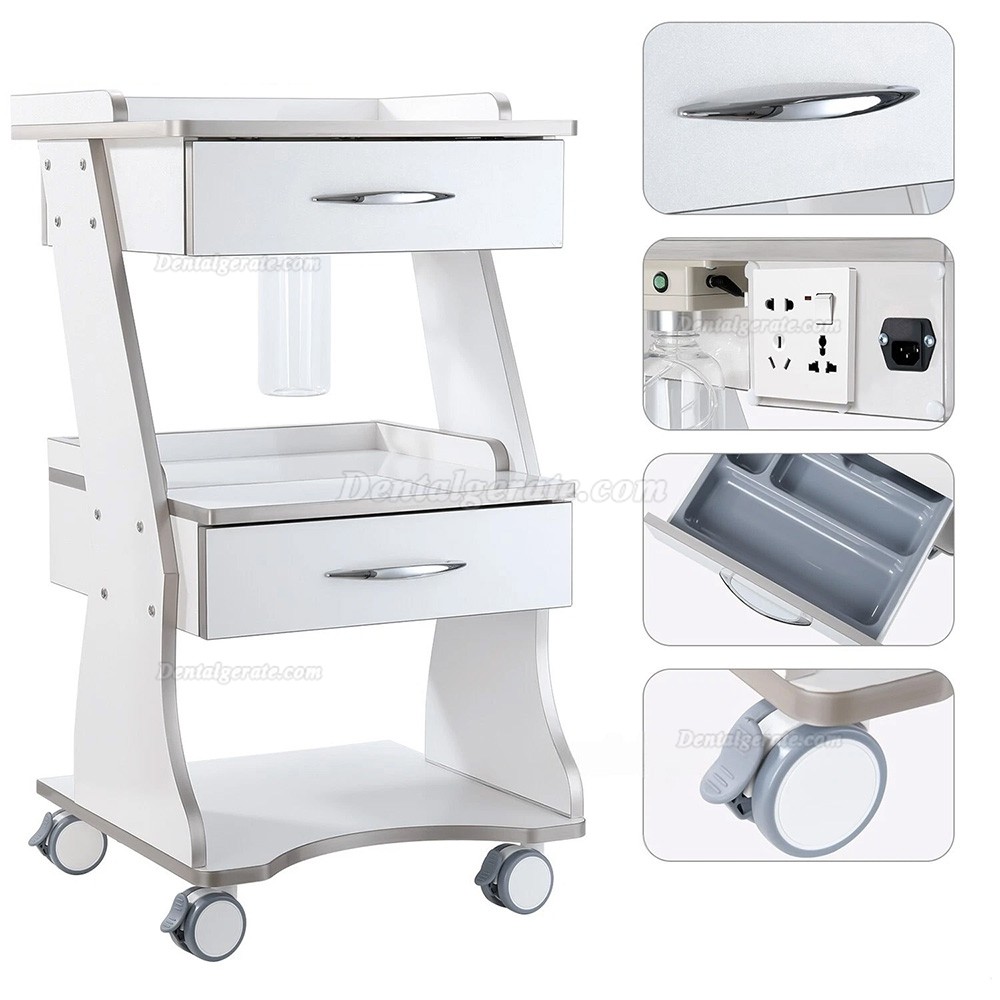 Dentech G06 dentale ger&auml;tewagen mit automatischer wasserflaschenversorgung und schubladen